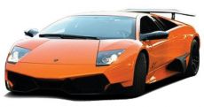 Машинка микро р/у 1:43 лиценз. Lamborghini LP560 (оранжевый)  ― AmigoToy