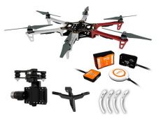 Гексакоптер DJI F550 + контроллер NAZA-M V2 + подвес H3-3D + шасси ― AmigoToy