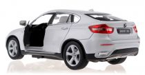 Машинка р/у 1:24 Meizhi лиценз. BMW X6 металлическая (белый) 