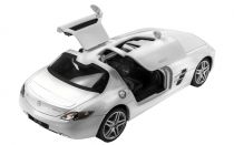 Машинка р/у 1:24 Meizhi лиценз. Mercedes-Benz SLS AMG металлическая (белый)