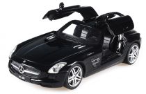 Машинка р/у 1:24 Meizhi лиценз. Mercedes-Benz SLS AMG металлическая (черный) 