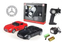 Машинка р/у 1:24 Meizhi лиценз. Mercedes-Benz SLS AMG металлическая (красный) 