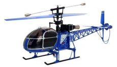 Вертолёт 4-к большой р/у 2.4GHz WL Toys V915 Lama (синий)  ― AmigoToy