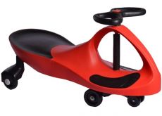 Smart car Бибикар с полиуретановыми колесами красная ― AmigoToy