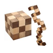 Деревянная головоломка Куб Змейка - 2