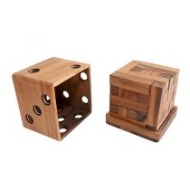 Деревянная головоломка 3D Куб 25 (Y)