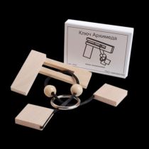 Деревянная головоломка Ключ Архимеда