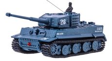 Танк микро р/у 1:72 Tiger со звуком (серый) ― AmigoToy