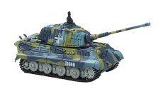 Танк микро р/у 1:72 King Tiger со звуком (синий, 40MHz) ― AmigoToy