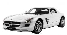 Машинка р/у 1:24 Meizhi лиценз. Mercedes-Benz SLS AMG металлическая (белый) ― AmigoToy