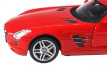 Машинка р/у 1:24 Meizhi лиценз. Mercedes-Benz SLS AMG металлическая (красный) 