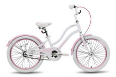 Велосипед 20" Pride Angel бело-розовый глянцевый 2016
